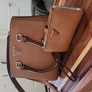 Guess Crossbody Satchel with Wallet